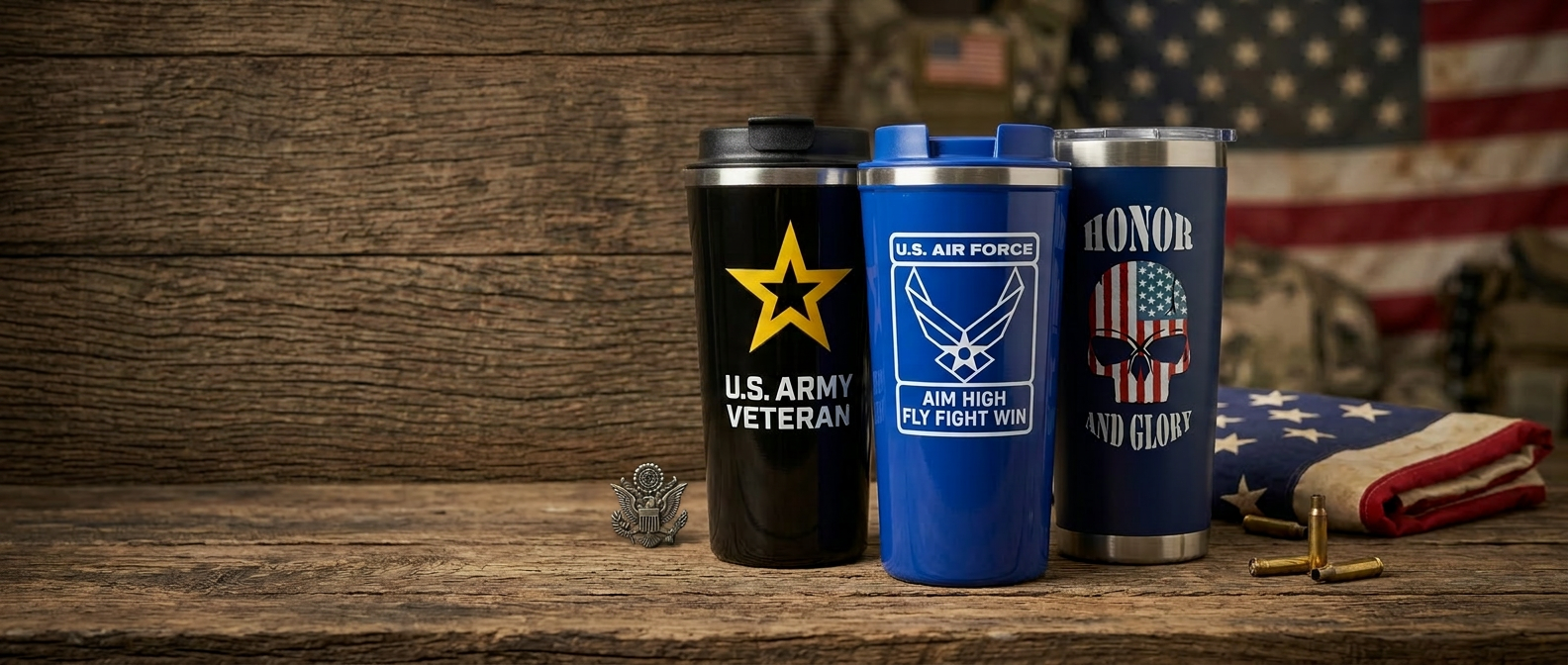 Military Licensed Drinkware | U.S. Military | PURE Drinkware