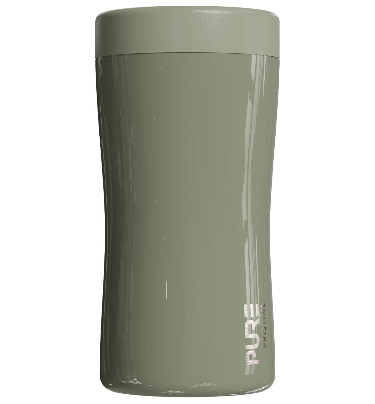 12 oz Insulated can cooler in olive color by PURE