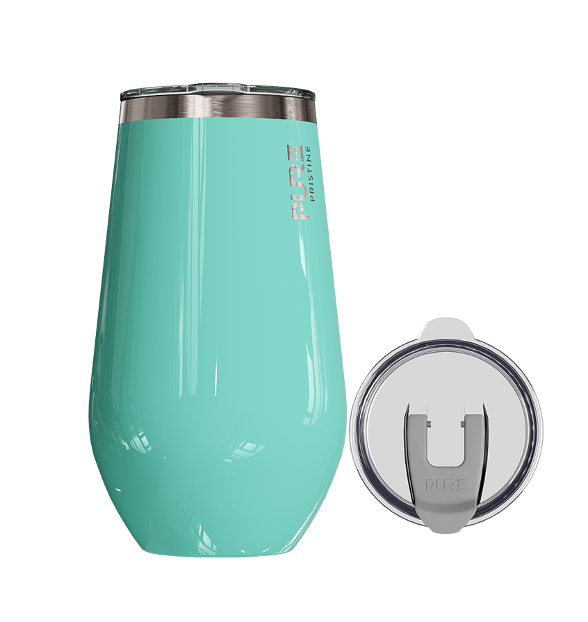 Halfsies Wine 16oz Solid – Sea Foam - PURE Drinkware