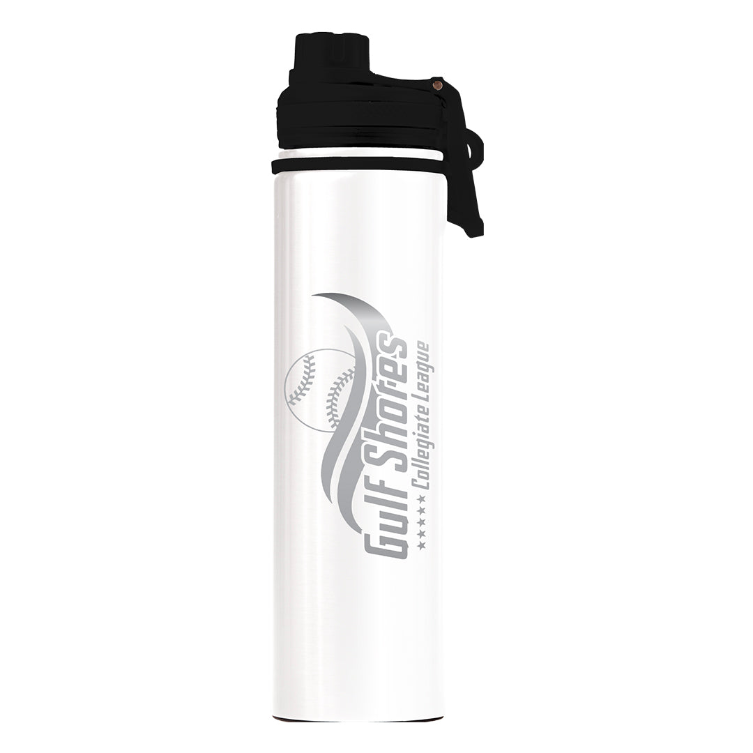 Gulf Shores - 25oz Antimicrobial Water Bottle - Diaphanous