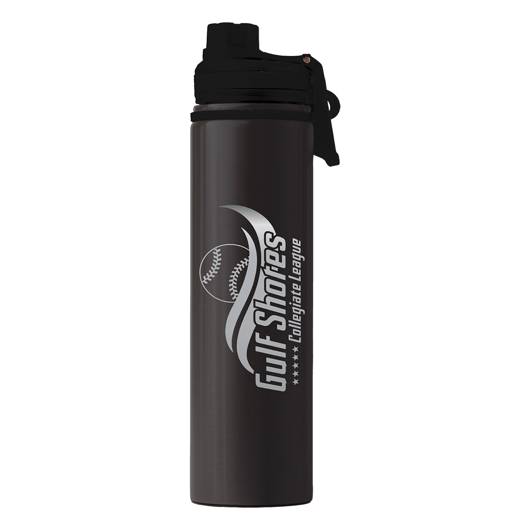 Gulf Shores - 25oz Antimicrobial Water Bottle - Midnight