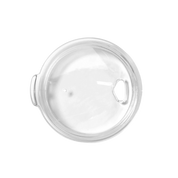 Clear plastic lid for 3ooz and 32oz tumblers on a white background
