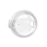 Clear plastic lid for 3ooz and 32oz tumblers on a white background