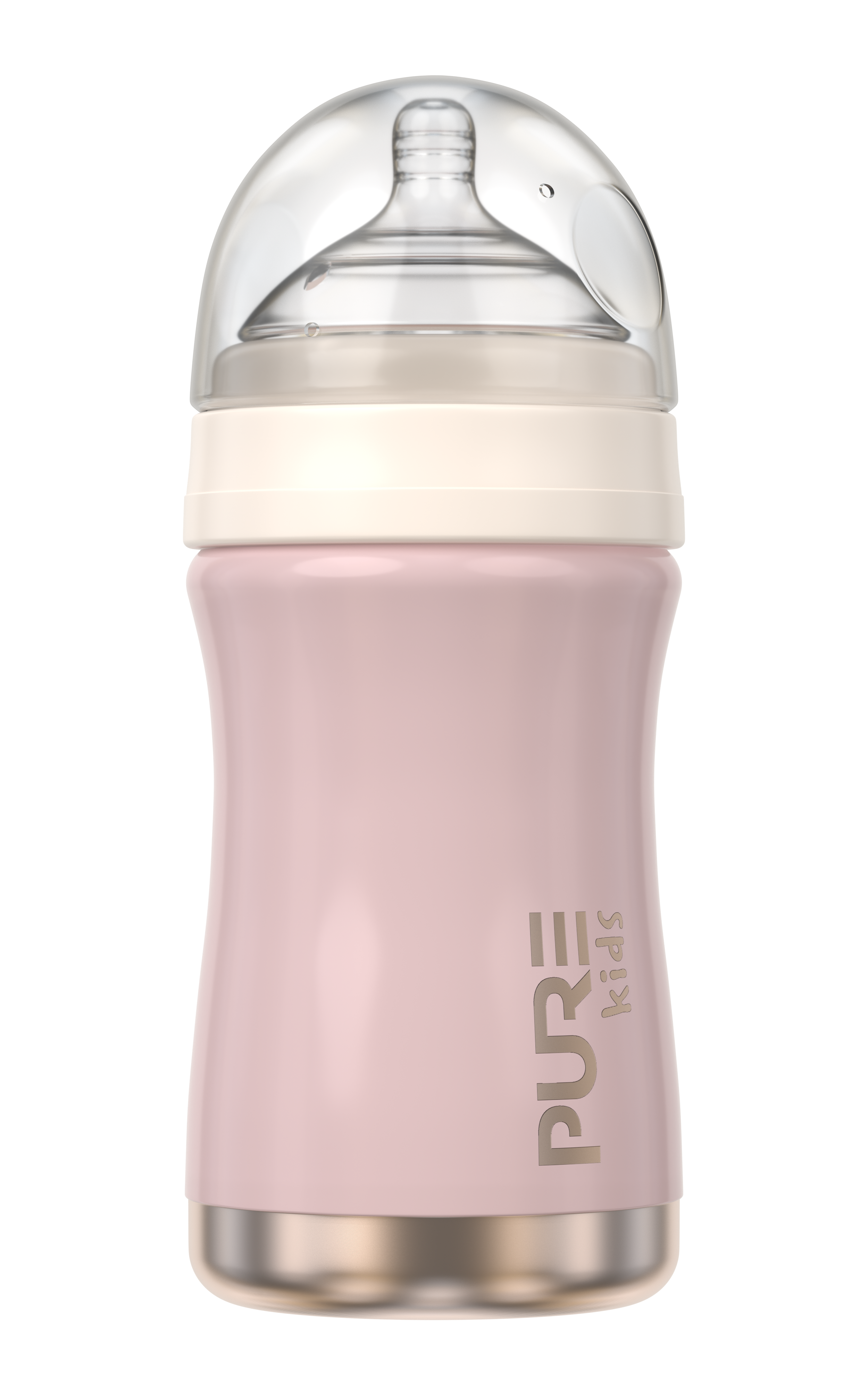 Pure 8oz Baby Bottle - Piggy Pink - PURE Drinkware