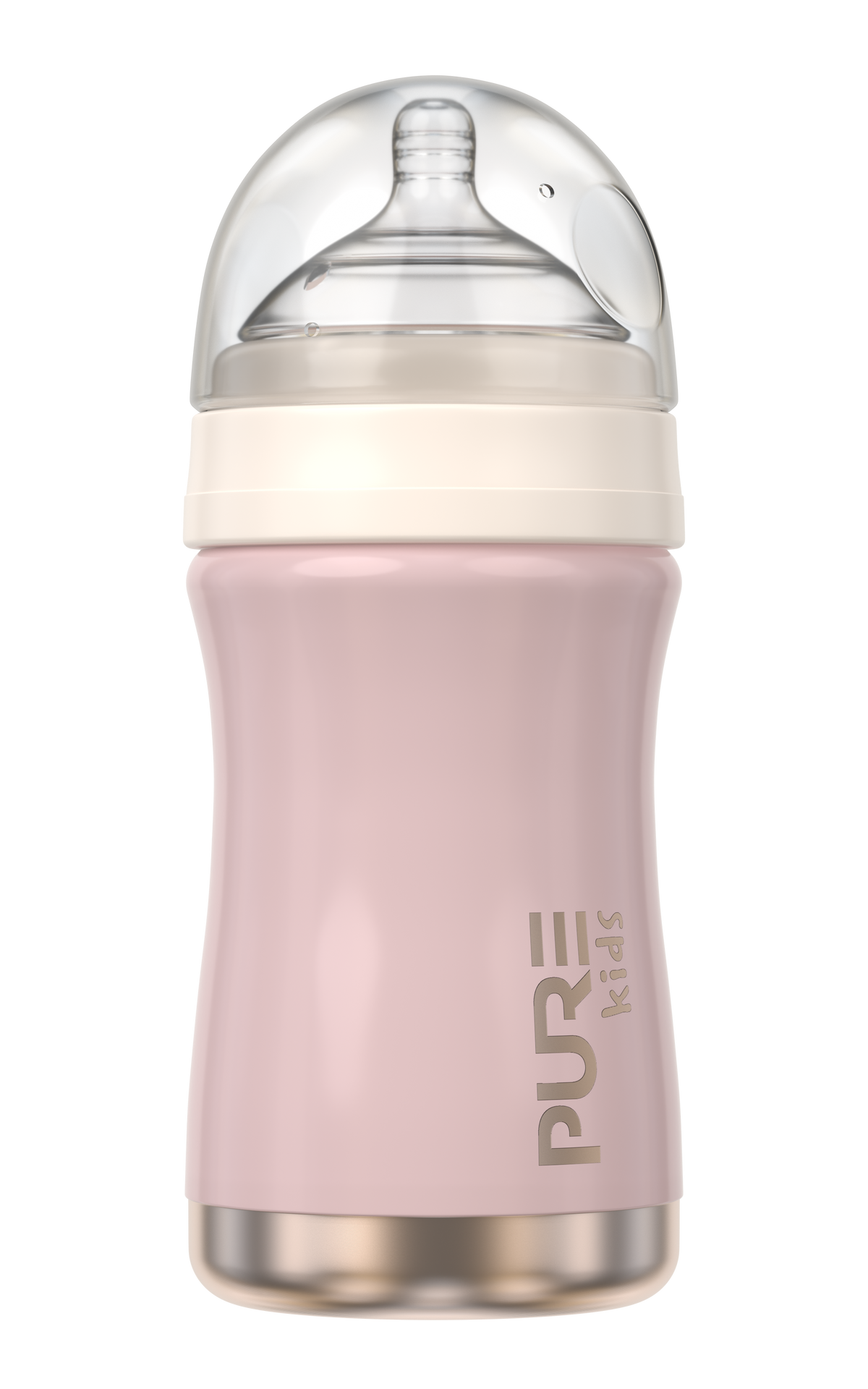 Pure 8oz Baby Bottle - Piggy Pink - PURE Drinkware
