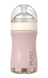 Hug Me Baby Bottle 8oz Solid – Piggy Pink
