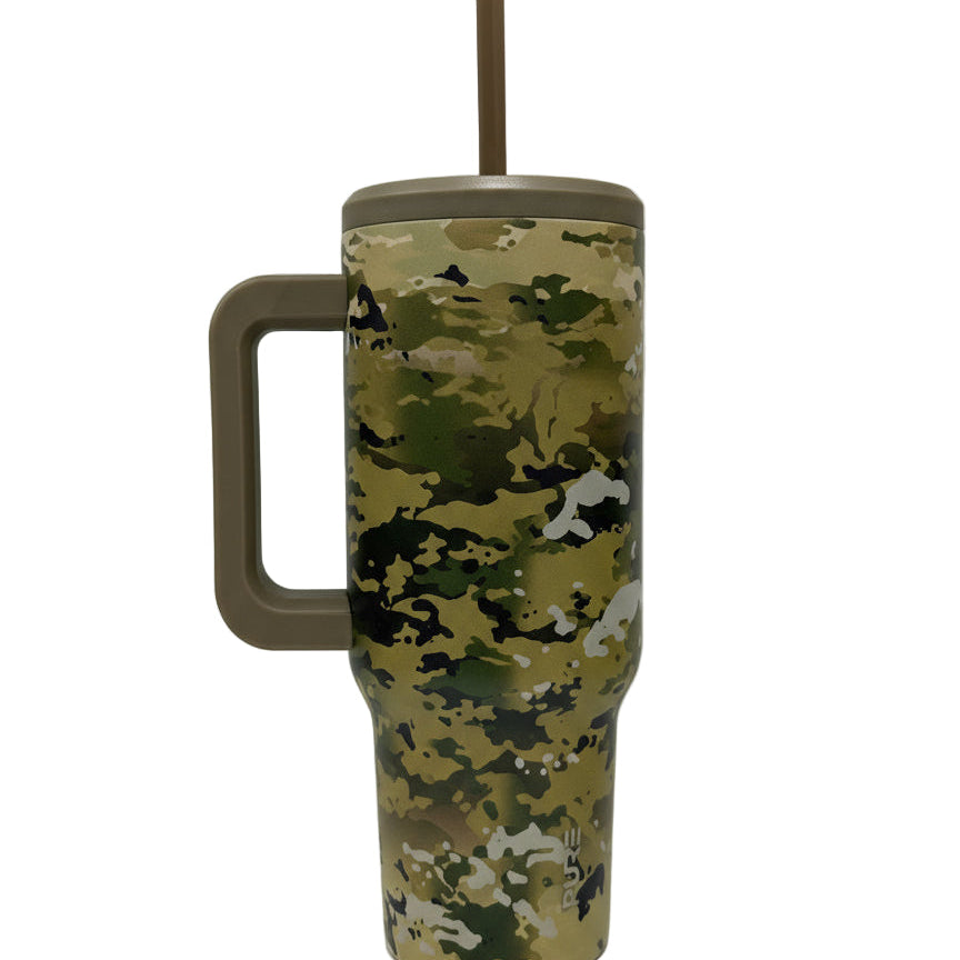 OCP Camo 40oz Tumbler with a with a handle