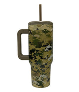 40oz Tumbler with Handle - OCP Camo