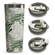 “Twistie” Stainless Steel Tumbler 32oz / 22oz – Antimicrobial - Patterns - PURE Drinkware