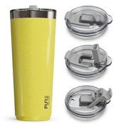 “Twistie” Stainless Steel Tumbler 32oz / 22oz – Antimicrobial - Solid Colors - PURE Drinkware