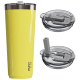 “Twistie” Stainless Steel Tumbler 32oz / 22oz – Antimicrobial - Solid Colors