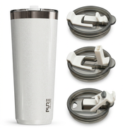 “Twistie” Stainless Steel Tumbler 32oz / 22oz – Antimicrobial - Solid Colors - PURE Drinkware