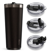 “Twistie” Stainless Steel Tumbler 32oz / 22oz – Antimicrobial - Solid Colors - PURE Drinkware