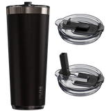 “Twistie” Stainless Steel Tumbler 32oz / 22oz – Antimicrobial - Solid Colors