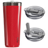 “Twistie” Stainless Steel Tumbler 32oz / 22oz – Antimicrobial - Solid Colors