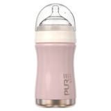 “Hug Me” Stainless Steel Baby Bottle – 8oz – Solid Colors