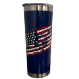 22oz Twistie Tumbler - American Flag