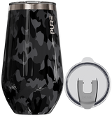 “Halfsies” Wine Tumbler 16oz – Antimicrobial - Patterns