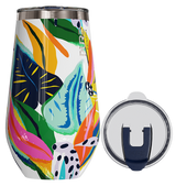 “Halfsies” Wine Tumbler 16oz – Antimicrobial - Patterns