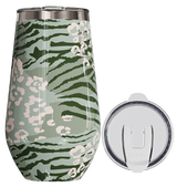 “Halfsies” Wine Tumbler 16oz – Antimicrobial - Patterns