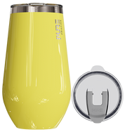 “Halfsies” Wine Tumbler 16oz – Antimicrobial - Solid Colors - PURE Drinkware