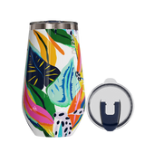 Halfsies Wine 16oz Patterns – Floral Reef