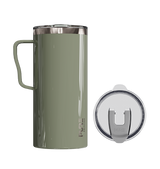 “It Fits” Thermal Travel Mug 18oz – Antimicrobial - Solid Colors