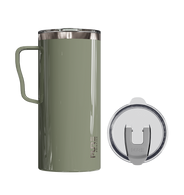 “It Fits” Thermal Travel Mug 18oz – Antimicrobial - Solid Colors - PURE Drinkware