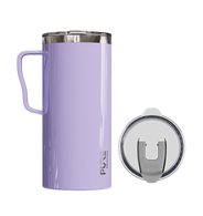 “It Fits” Thermal Travel Mug 18oz – Antimicrobial - Solid Colors - PURE Drinkware