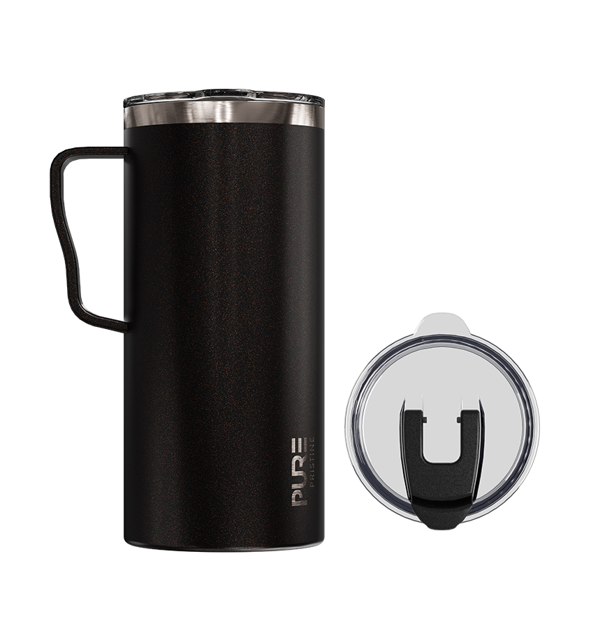 “It Fits” Thermal Travel Mug 18oz – Antimicrobial - Solid Colors - PURE Drinkware