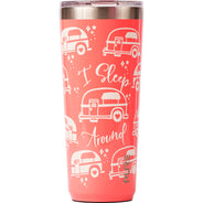 Twistie Tumbler 22oz Sassy – I Sleep Around (Campers) - PURE Drinkware