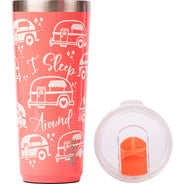 Twistie Tumbler 22oz Sassy – I Sleep Around (Campers) - PURE Drinkware