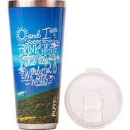Twistie Tumbler 32oz Sassy – And I Drink To Myself What A Wonderful World - PURE Drinkware