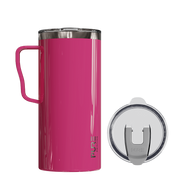 “It Fits” Thermal Travel Mug 18oz – Antimicrobial - Solid Colors - PURE Drinkware