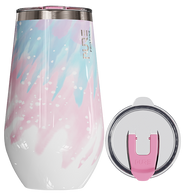 “Halfsies” Wine Tumbler 16oz – Antimicrobial - Patterns - PURE Drinkware