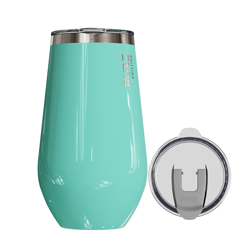 Halfsies Wine 16oz Solid – Sea Foam - PURE Drinkware