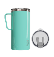 “It Fits” Thermal Travel Mug 18oz – Antimicrobial - Solid Colors - PURE Drinkware