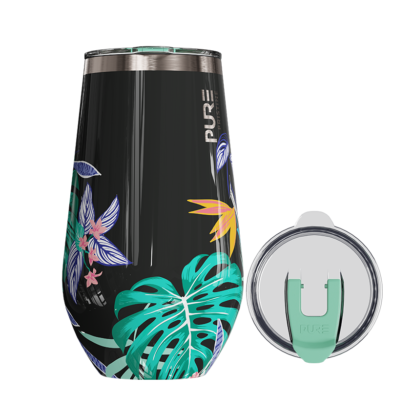 Halfsies Wine 16oz Patterns – Wild Utopia - PURE Drinkware