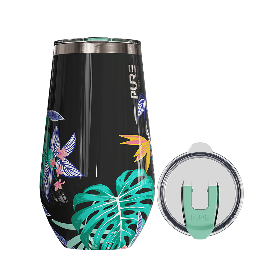 Halfsies Wine 16oz Patterns – Wild Utopia - PURE Drinkware